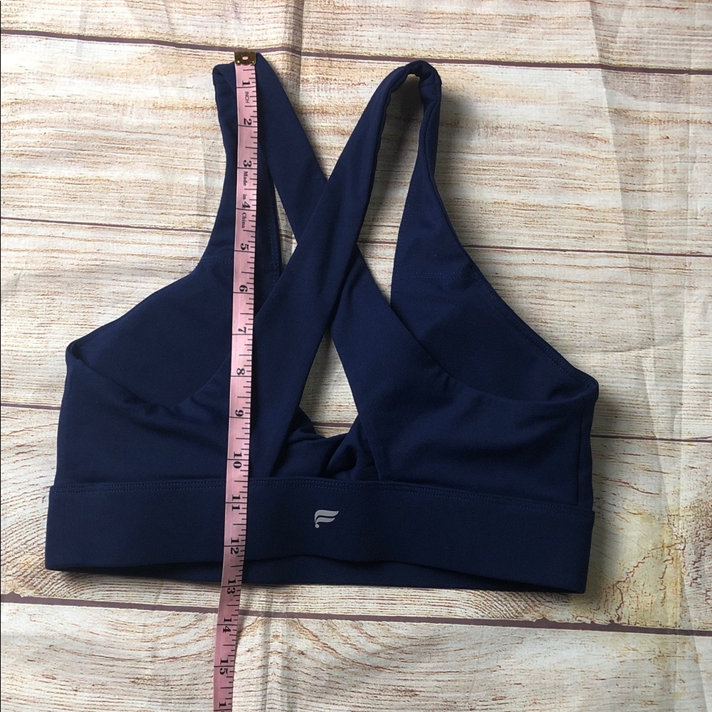 Fabletics Navy Blue Oasis Twist Sports Bra - Picture 6 of 6